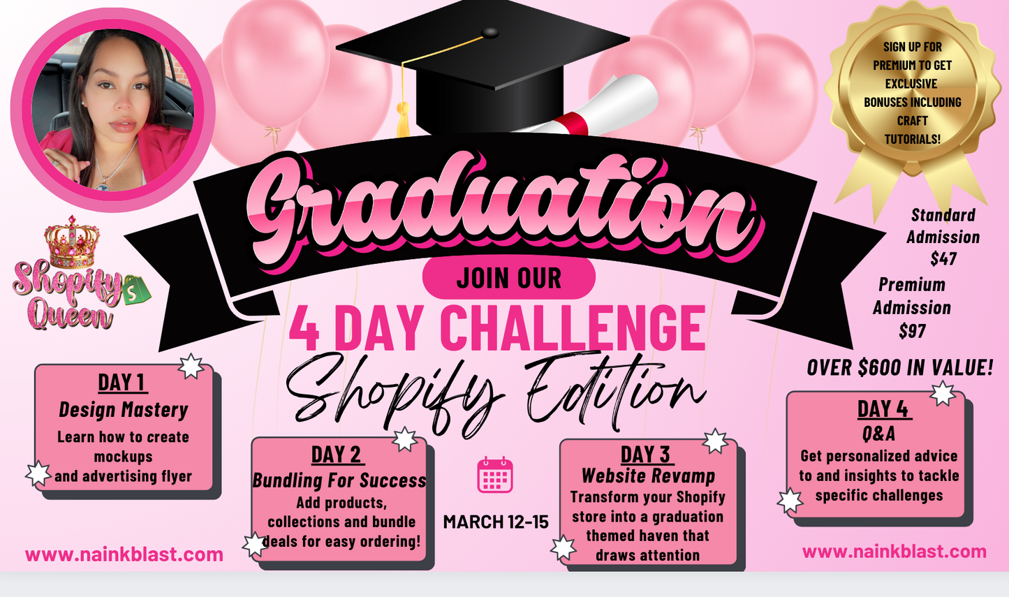 Graduation Challenge SHOPIFY EDITION! REPLAY